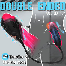 Load image into Gallery viewer, Thrusting &amp; Vibrating Glans Trainer for Intense Penis and Anal Stimulation