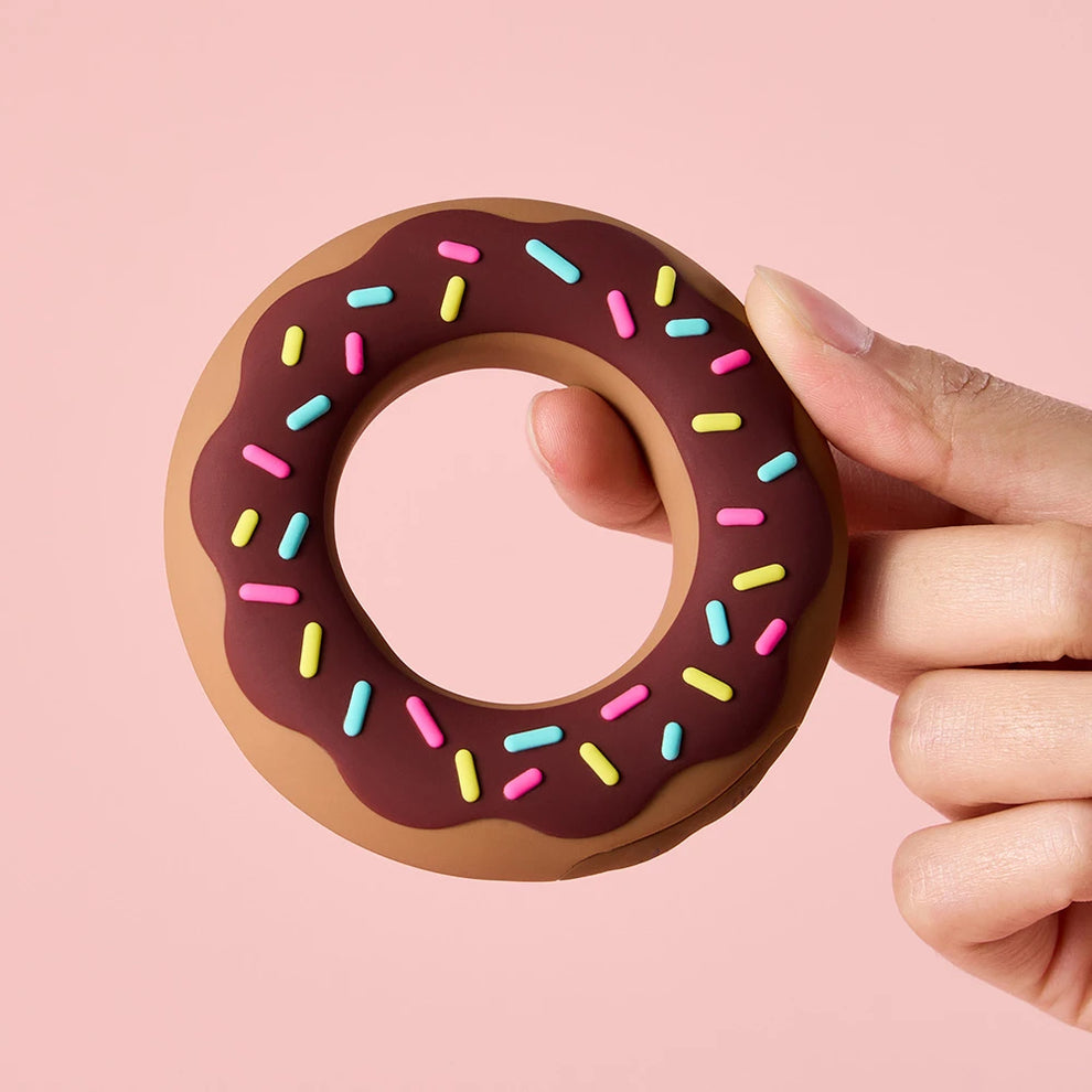 Doughnut Heating Vibrating Cock Ring