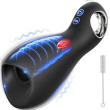Load image into Gallery viewer, 360°Wrapped 5x10-Mode Tongue Licking Vibrating for Enhanced Training Male Masterubaters Mens Mastusbator Adult Toys Penis Vibrator for Man Sex Doll