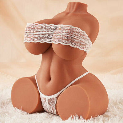 Daniela - Realistic Butt Latina Sex Torso Toy – Valentina Morena Soft Latex Breast & Hip Design