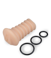 Load image into Gallery viewer, 2-in-1 pocket pussy and 3 cock rings