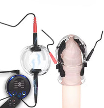 Load image into Gallery viewer, E-stim Eichel Penistrainer Stimulator mit 19 Electric Shock Intensity &amp; 8 Modes