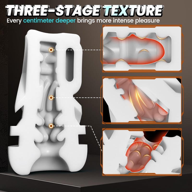Baymax APP-Controlled Dual-Suction & Vibration Masturbator
