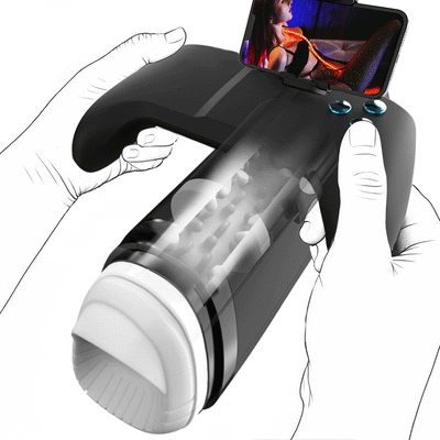Turbo - Thrust 10-Mode Stroker – Interactive Gamepad Design with Adjustable Phone Stand