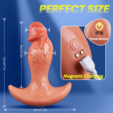Load image into Gallery viewer, APP &amp; Remote Control 360° Rotating Vibrating Butt Plug Anal Dildo