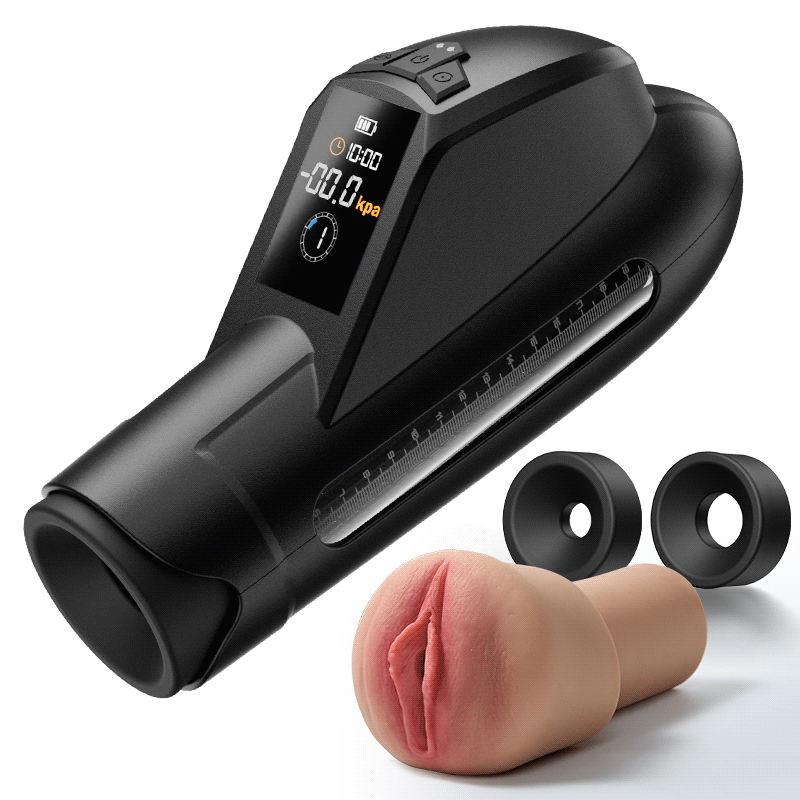 Flesh-like Sleeve Long-lasting Suction Clear Guidance Automatic Male Masturbator