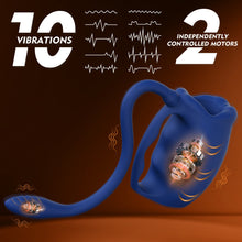 Load image into Gallery viewer, 3 in 1 Penis Vibrator Male Masturbator with Detachable Butt Plug and Cock Ring
