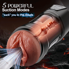 Load image into Gallery viewer, Challenger - 10 Vibrations 5 Suctions Ultra-Realistic Vagina Simulated Masturbator