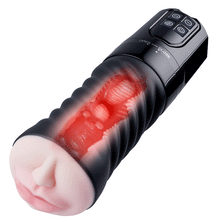 Load image into Gallery viewer, Beta Blowjob Double Hardness Sucking Vibrating Masturbator Male Stroker