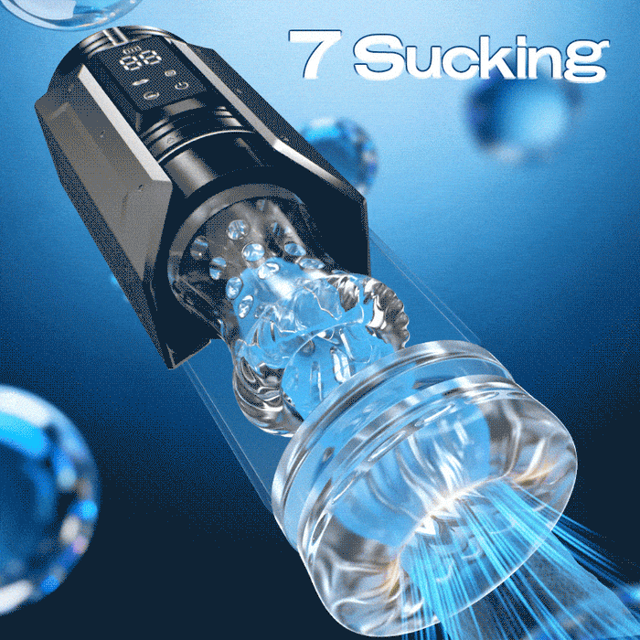 King -Powerful Suction 360° Deep Tight Wrapping Easy to Clean Masturbator