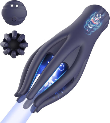 10X Vibration 3-in-1 Penis Massager for Masturbation Prolong Endurance and Massage