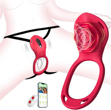 Load image into Gallery viewer, Couples Rose App Remote Control Wearable Vibrator