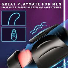 Load image into Gallery viewer, 10 Vibrating Tongue Patterns Dual Action Penis Training Vibrator