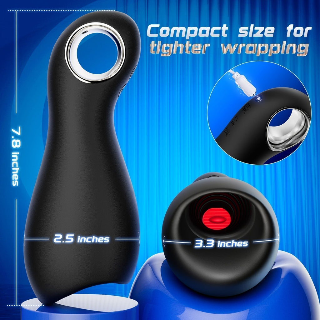 360°Wrapped 5x10-Mode Tongue Licking Vibrating for Enhanced Training Male Masterubaters Mens Mastusbator Adult Toys Penis Vibrator for Man Sex Doll