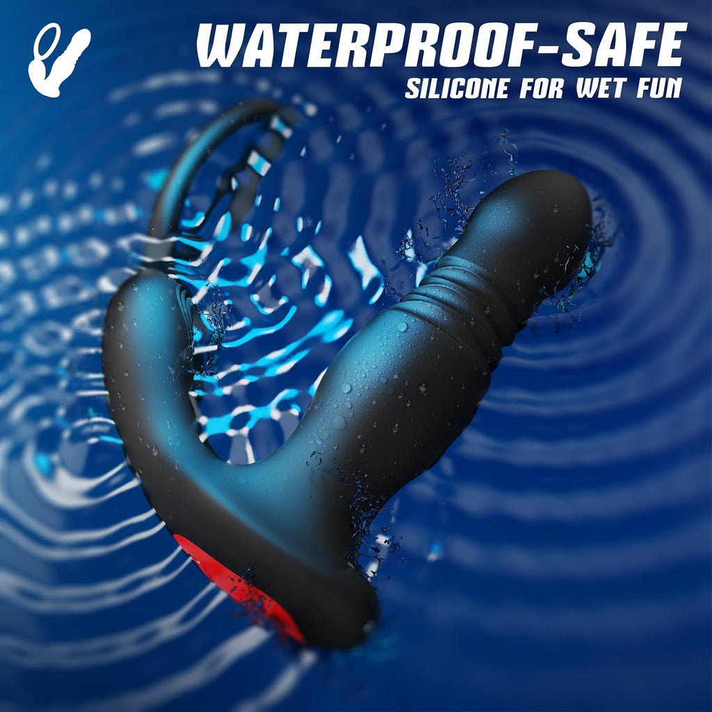 PAROS App-Controlled Thrusting Prostate Massagers with Cock Ring