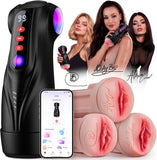 3 Porn Stars Replica Sleeves Sucking Male Masturbator Pussy Stroker