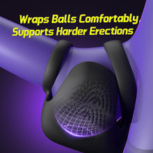Load image into Gallery viewer, 3-in-1 Vabrating Cock Ring With Perineum Stimulator