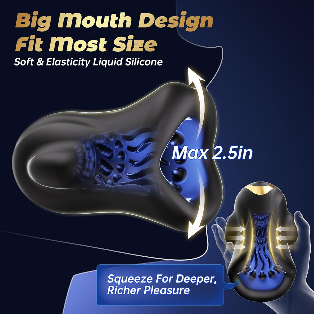 6-In-1 AI Interactive  Male Masturbator Penis Trainer