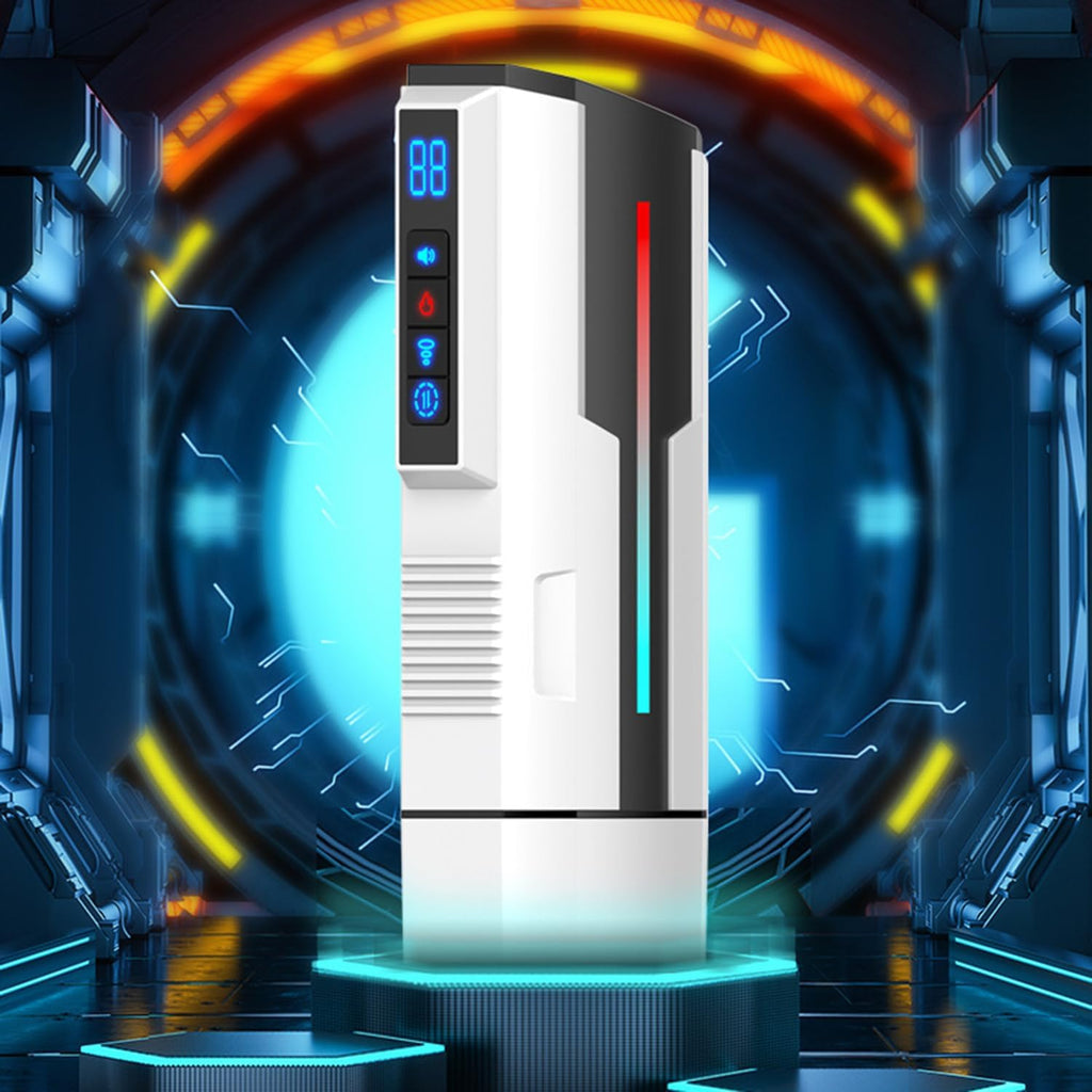 7 Vibrating & 5 Sucking Thrusting LCD Display Automatic Male Masturbator