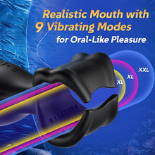 Load image into Gallery viewer, 9X Licking Vibrating Double-Ended Penis Trainer 360° Wrapped Stimulation Male Masturbator