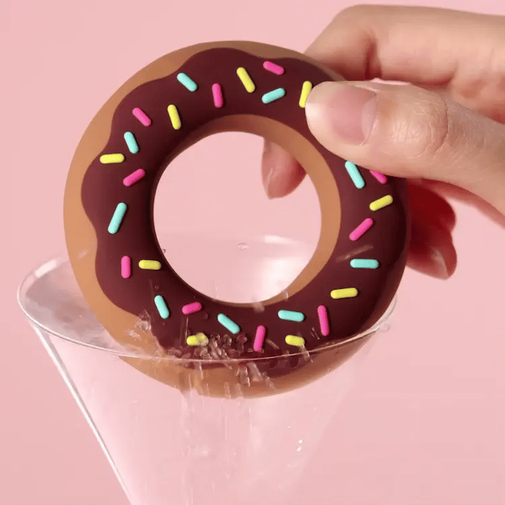 Doughnut Heating Vibrating Cock Ring
