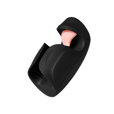 10 Vibrating Tongue Patterns Dual Action Penis Training Vibrator