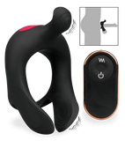 Arto testicle and clit massaging cock ring