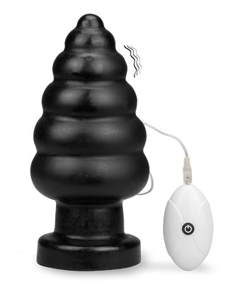 Ascender vibrating suction cup butt plug