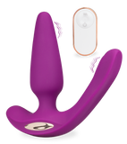 Athena butt plug with testicle or clit stimulator