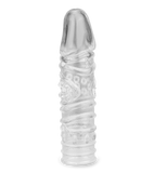 Clear textured medium penis sleeve 6.00 inches