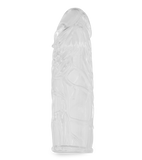Clear veined-shaft penis-enhancing sleeve