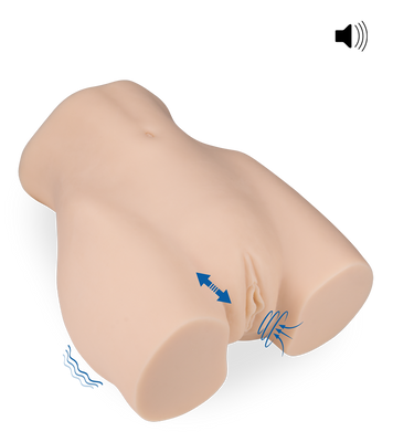 Darla vibrating ass masturbator with thrusting and suction functions 19 lb