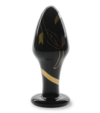 Delicacy glass butt plug