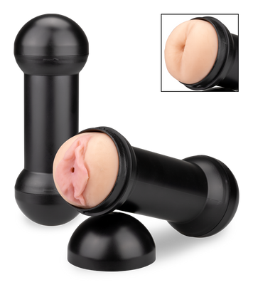 Dual vagina and anus masturbator