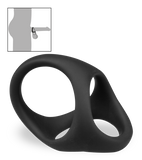 Endless silicone quad cock ring