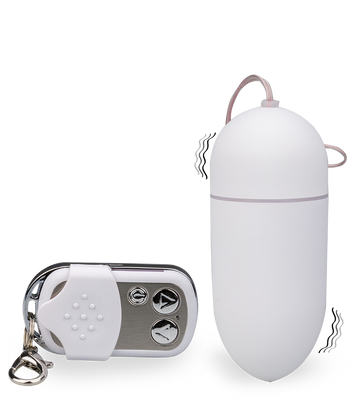 Extra-large remote control vibrating love egg