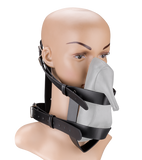 Faux leather face harness for shoes