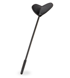 Faux leather heart-shaped riding crop 13.00 inches