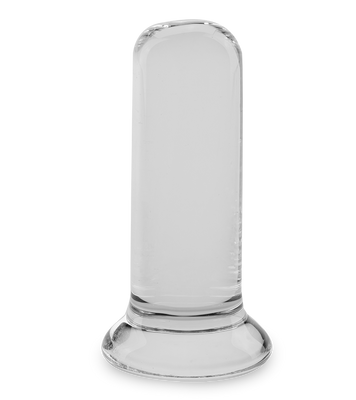Glass anal plug 3.75 inches
