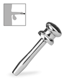 Golden Shower pierced penis plug