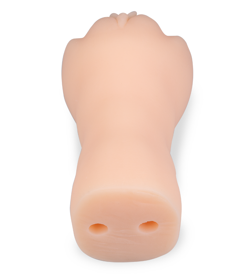 Gwen realistic vibrating vagina masturbator