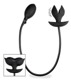 Hatch vibrating inflatable silicone plug