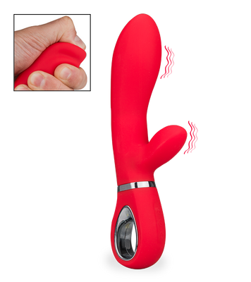 Hydrangea soft and comfortable rabbit vibrator