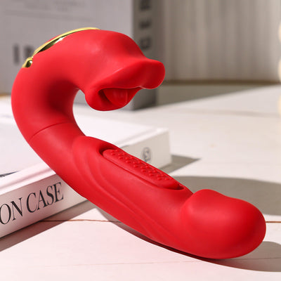 Joylume Between Us 4 in 1 rose rabbit vibrator with clitoral suction and G spot stimulation