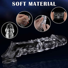 Load image into Gallery viewer, Double Signal Vibrating Penis Sleeve Cock Ring