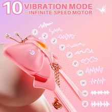 Load image into Gallery viewer, Joylume Electric Papillon nipple clamps with vibration and tingling pulse modes