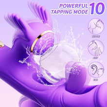 Load image into Gallery viewer, Joylume Good Trouble curved rabbit vibrator designed for G spot stimulation