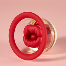 Load image into Gallery viewer, Joylume Hungry Rose rose suction vibrator with clitoral stimulation design