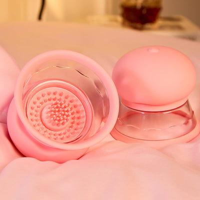 Joylume Lip Lock vibrating nipple clamps with suction for breast and nipple stimulation