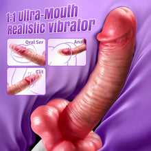 Load image into Gallery viewer, Joylume Silky Lover Crimson Surge heated dildo for warm and comfortable sensation